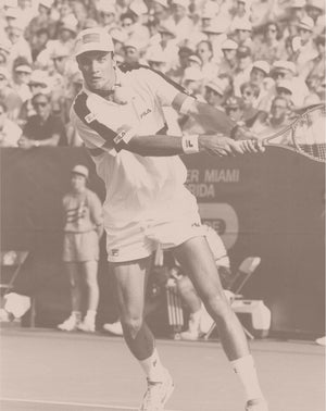 David Wheaton playing tennis